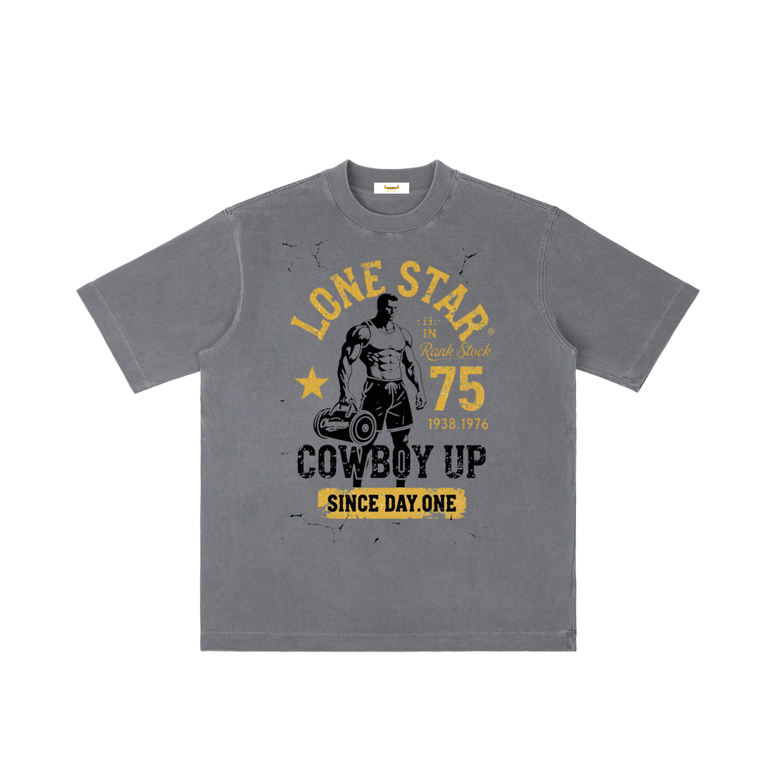 Laboratory Vintage Drop Shoulder T-shirt - Lone Star