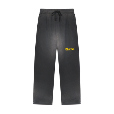 LABORATORY Classic Sun Fade Raw Edge - Straight Leg Sweatpants