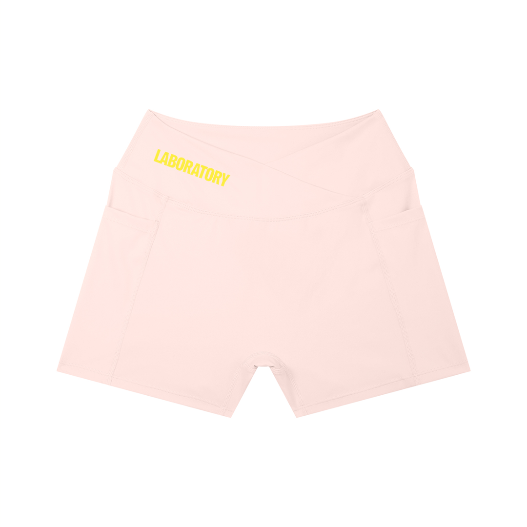 LABORATORY Women’s Pocket Yoga Shorts - GLD