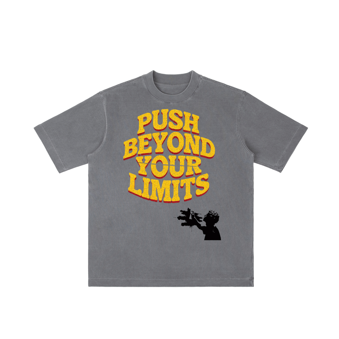 LABORATORY - Vintage Wash Drop Shoulder T-shirt PBYL