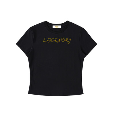LABORATORY WMS - Essential Bodycon Crewneck T-Shirt