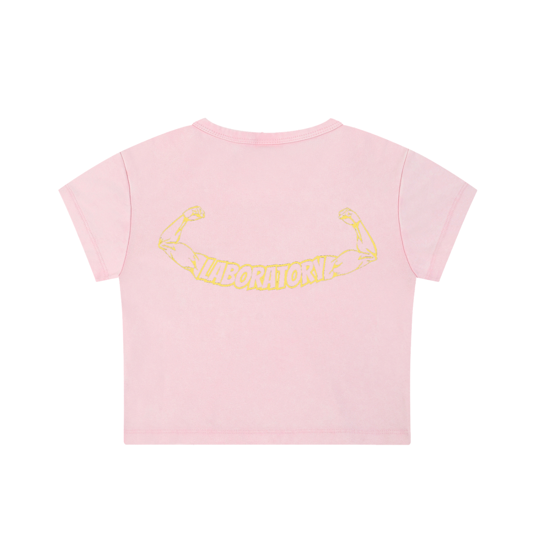 LABORATORY CLASSIC - Snow Washed Crop Top