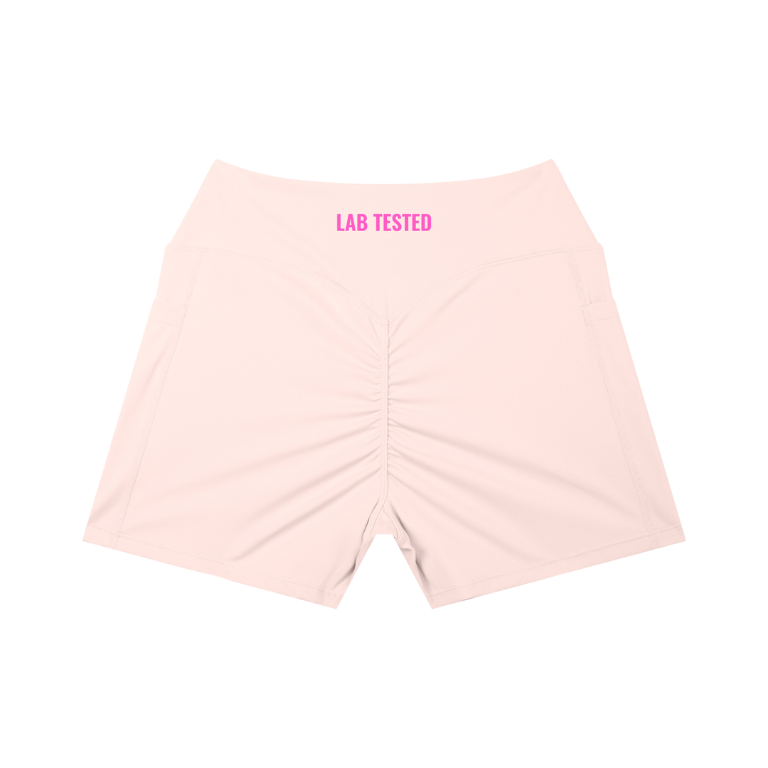 LABORATORY Women’s Pocket Yoga Shorts - PNK