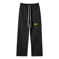 LABORATORY - Unisex Solid Color Fleece Straight Leg Pants