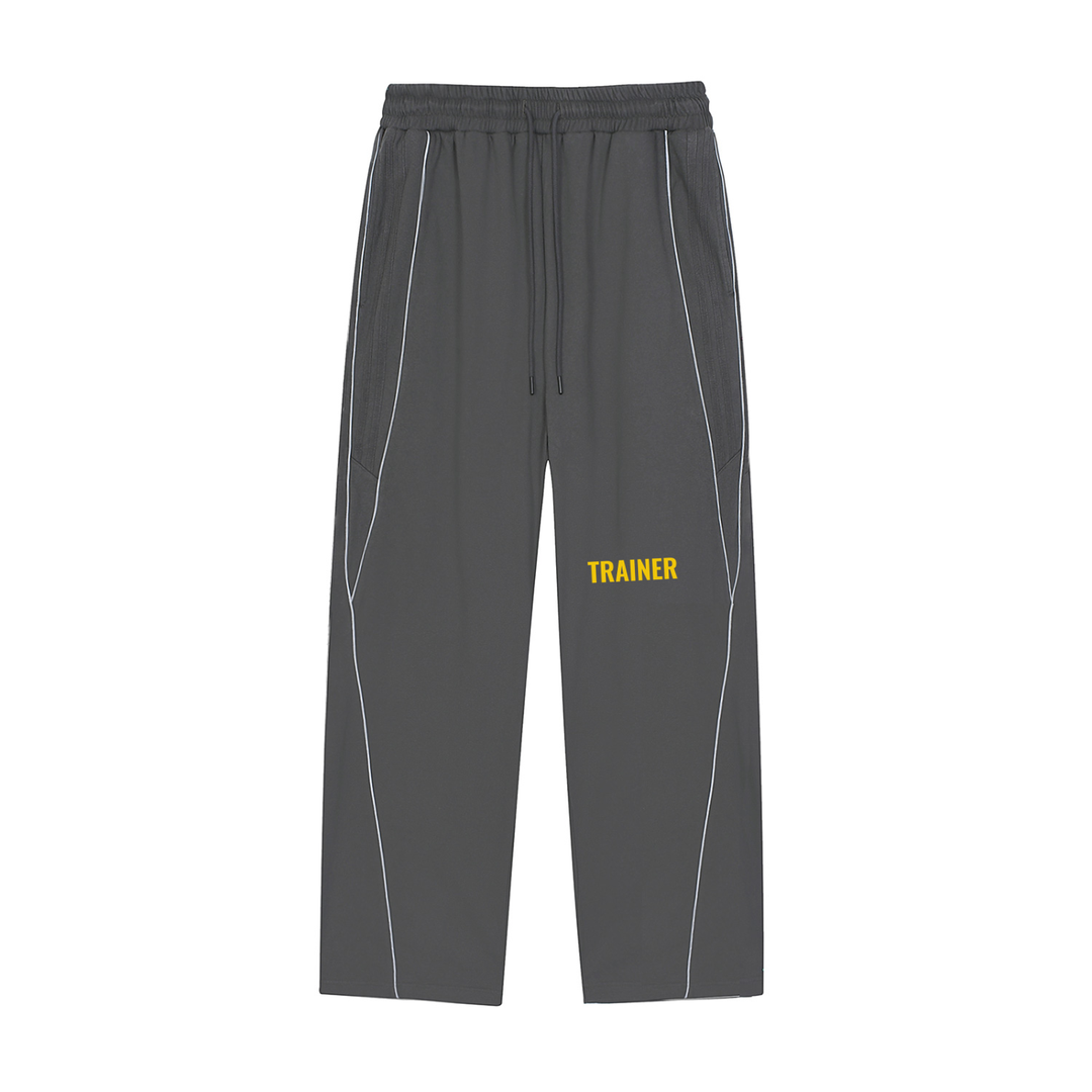 LABORATORY Trainer - Reflection Striped Straight-Leg Sweatpants