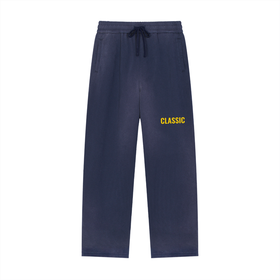 LABORATORY Classic Sun Fade Raw Edge - Straight Leg Sweatpants