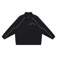LABORATORY - Reflection Striped Raglan Sleeve  Jacket