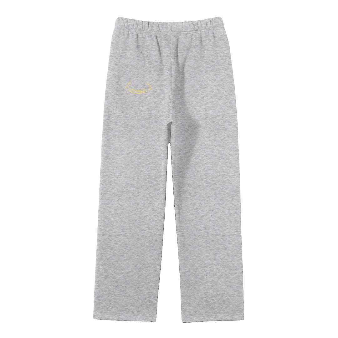 LABORATORY - Unisex Solid Color Fleece Straight Leg Pants