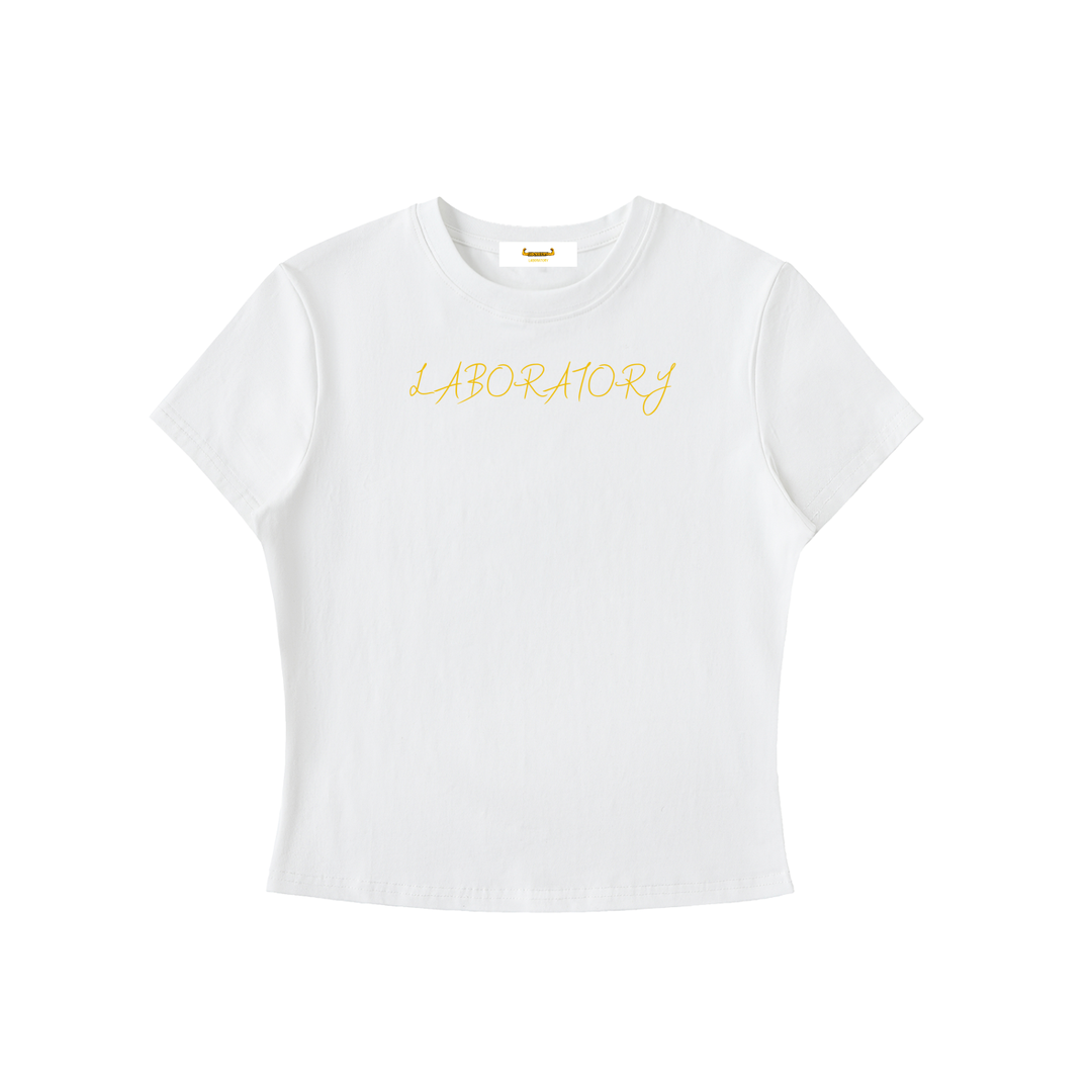 LABORATORY WMS - Essential Bodycon Crewneck T-Shirt