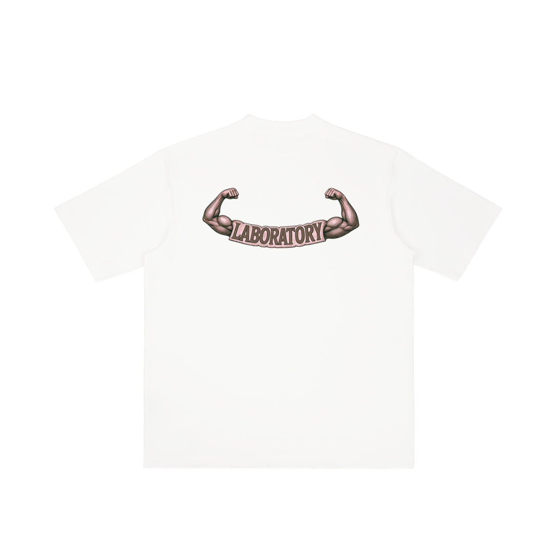 LABORATORY - Vintage Wash Drop Shoulder T-shirt - NO BULL