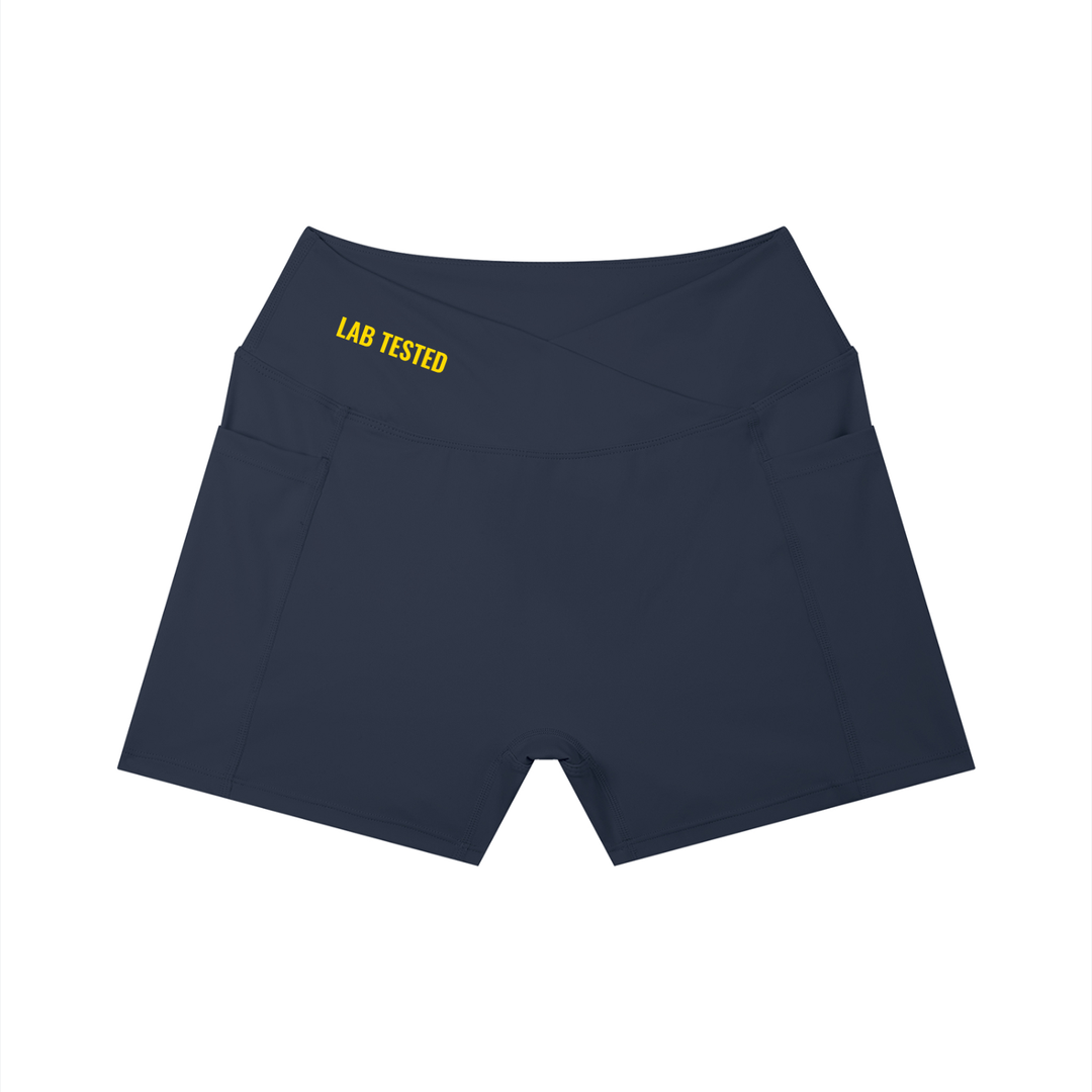 LABORATORY Women’s Pocket Yoga Shorts Purple