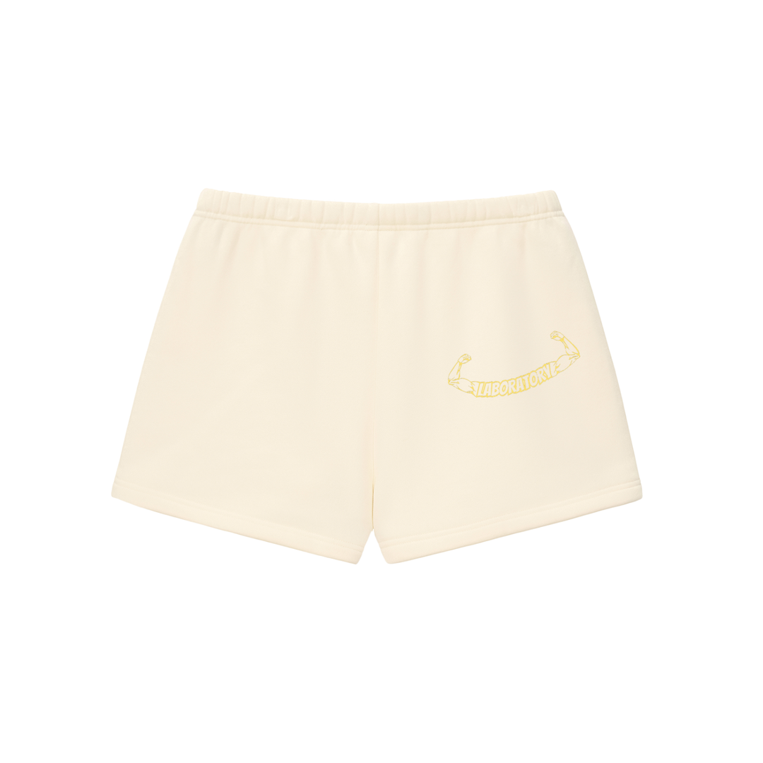 LABORATORY - Essential Fleece Drawstring Sweatshorts