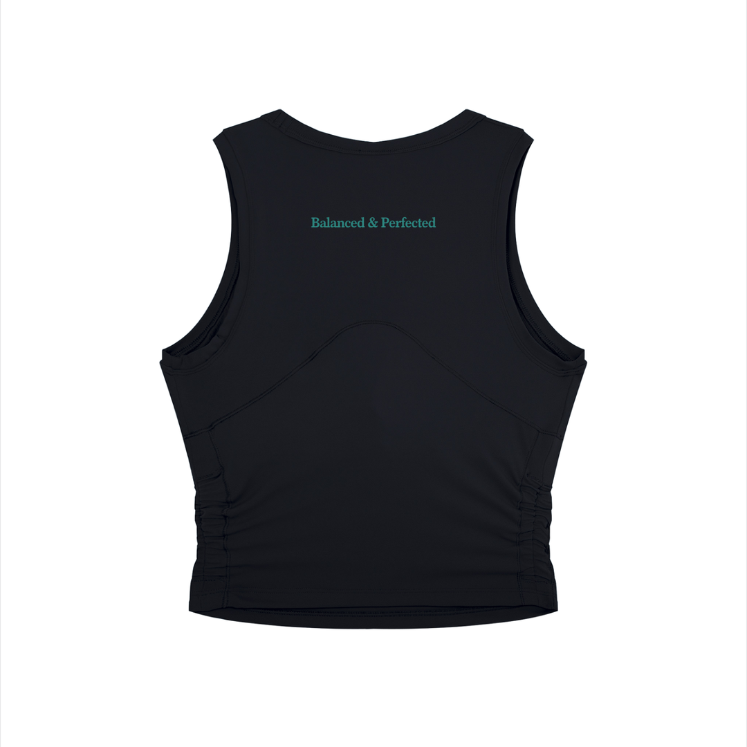 Women’s Crewneck Yoga Tank Top - Sage Green