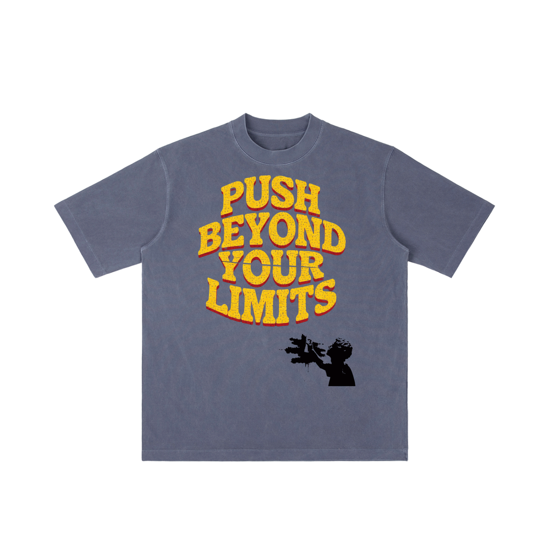 LABORATORY - Vintage Wash Drop Shoulder T-shirt PBYL