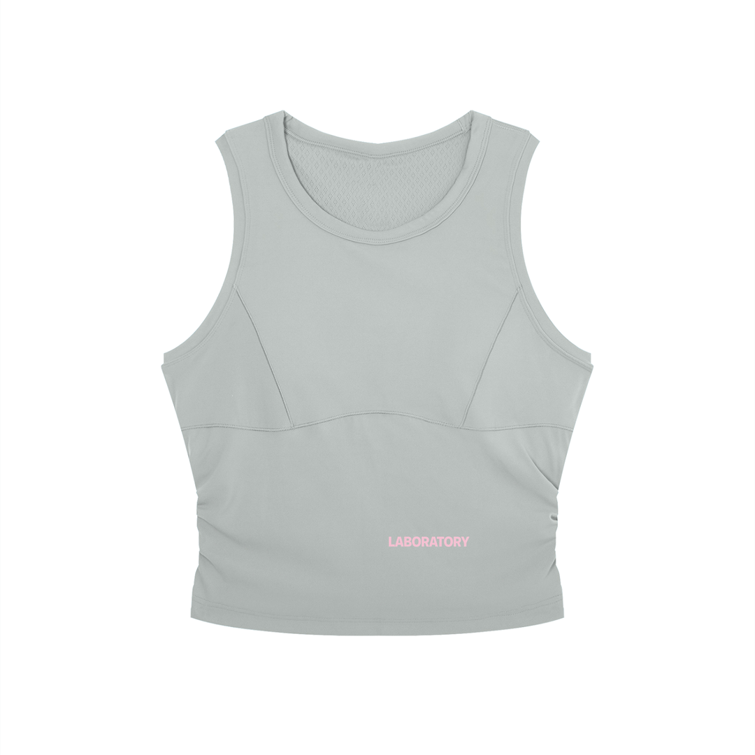 Laboratory Wms Crewneck Yoga Tank Top - light pink