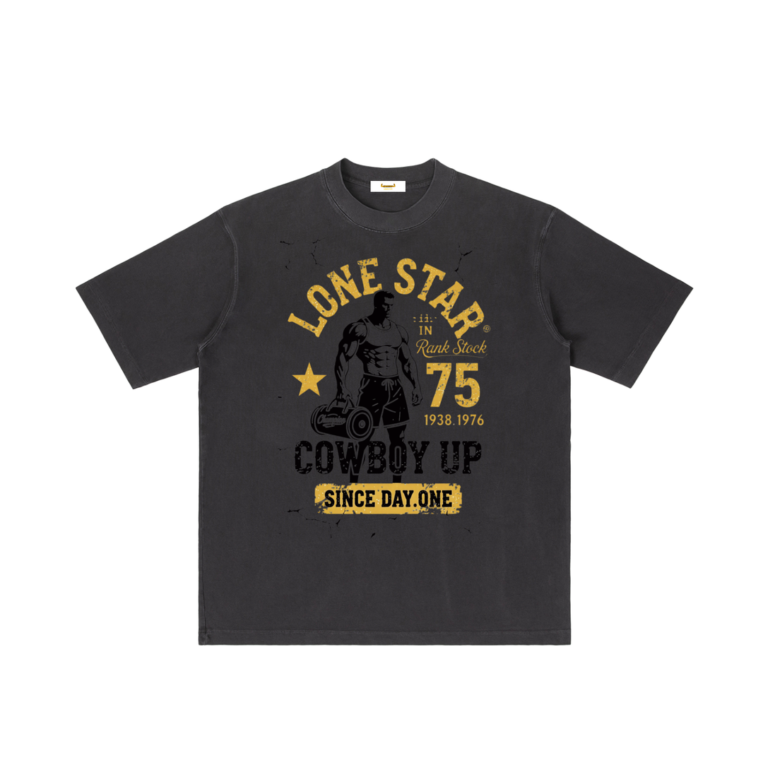 Laboratory Vintage Drop Shoulder T-shirt - Lone Star