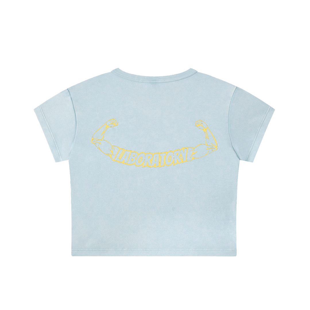LABORATORY CLASSIC - Snow Washed Crop Top