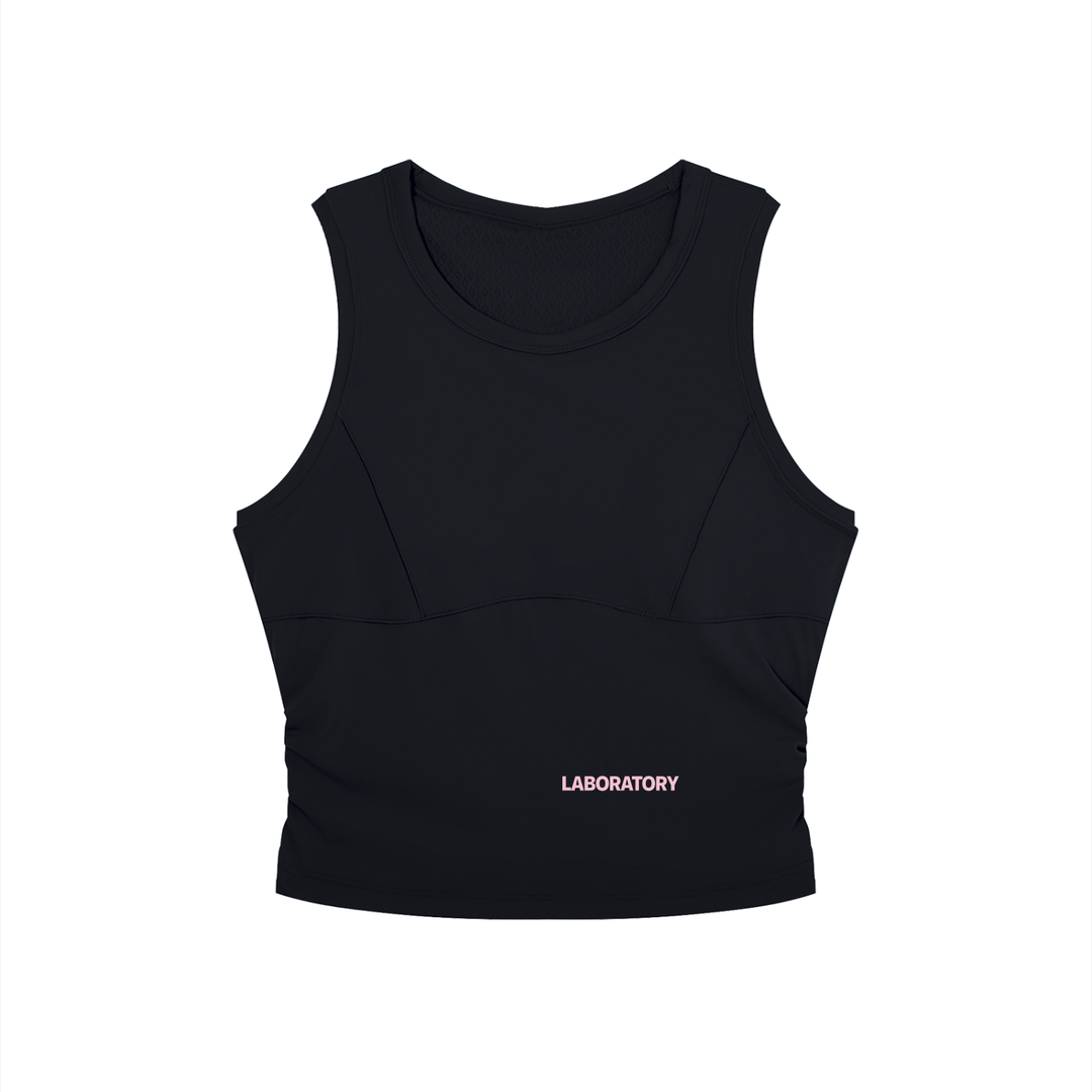 Laboratory Wms Crewneck Yoga Tank Top - light pink