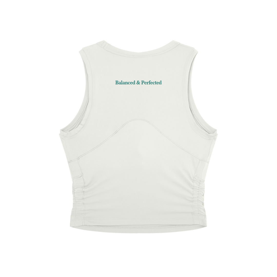 Women’s Crewneck Yoga Tank Top - Sage Green