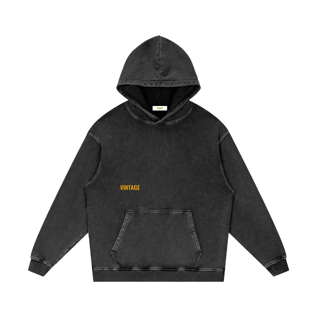 Laboratory Vintage Loose Cotton Hoodie
