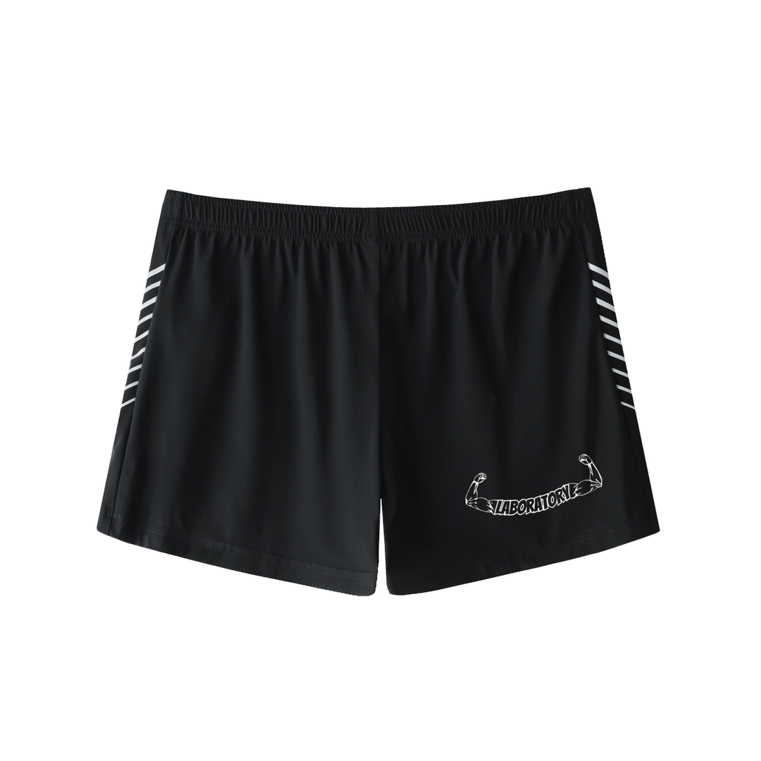LABORATORY - Men's Side-Stripe Performance Shorts