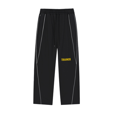 LABORATORY Trainer - Reflection Striped Straight-Leg Sweatpants