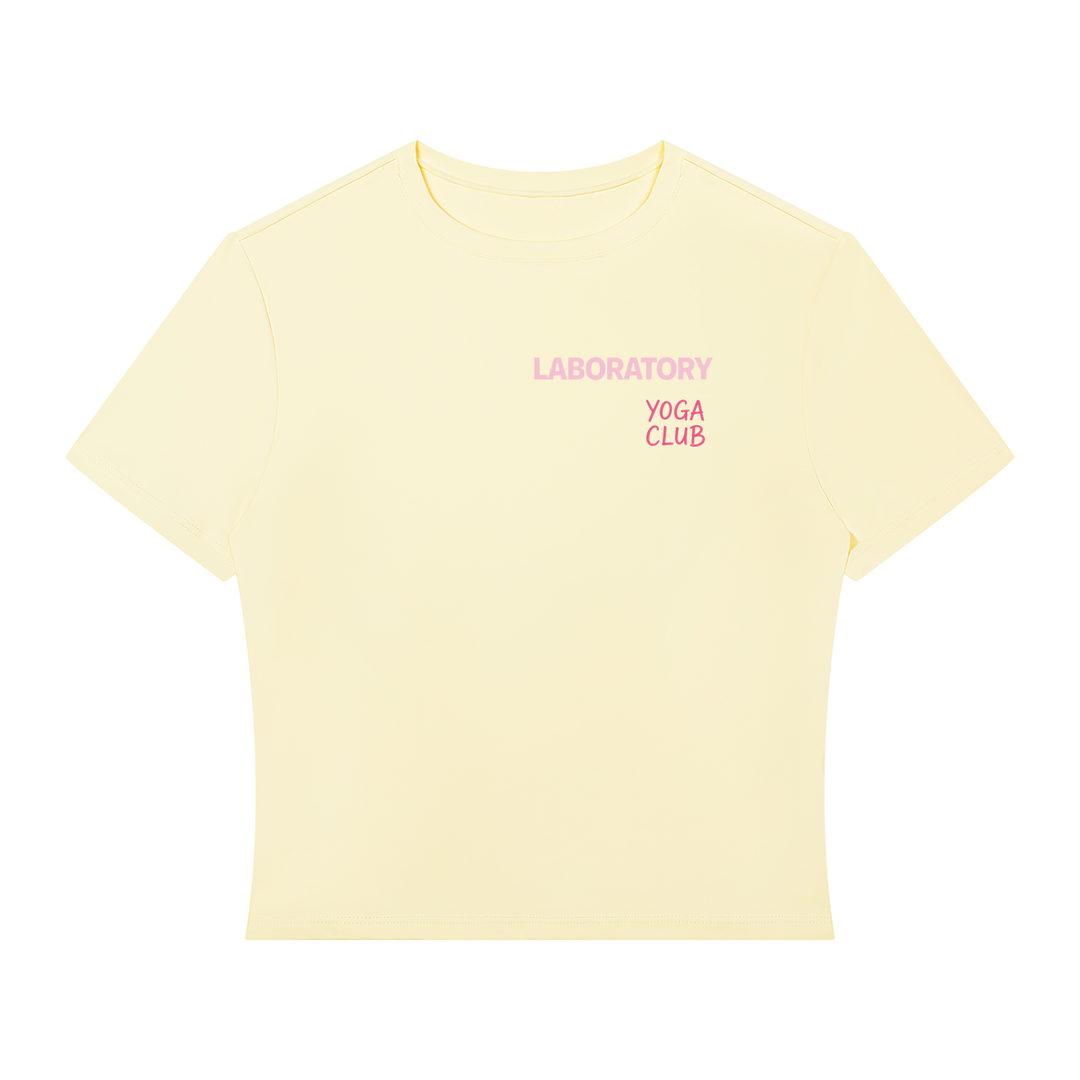 Laboratory Women’s Crop T-Shirt - Yoga Club