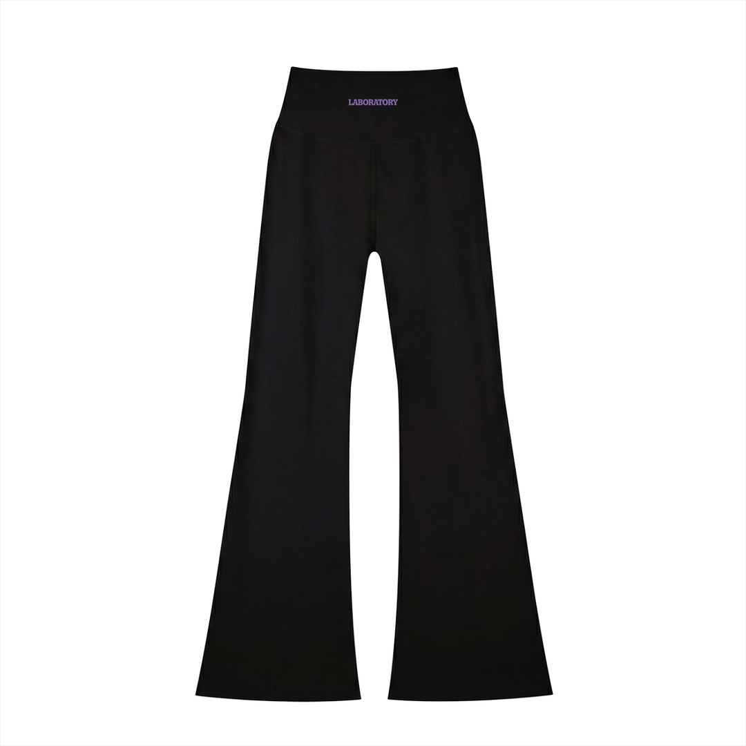 Laboratory Women's High Waisted Flare Leggings - Yoga Club