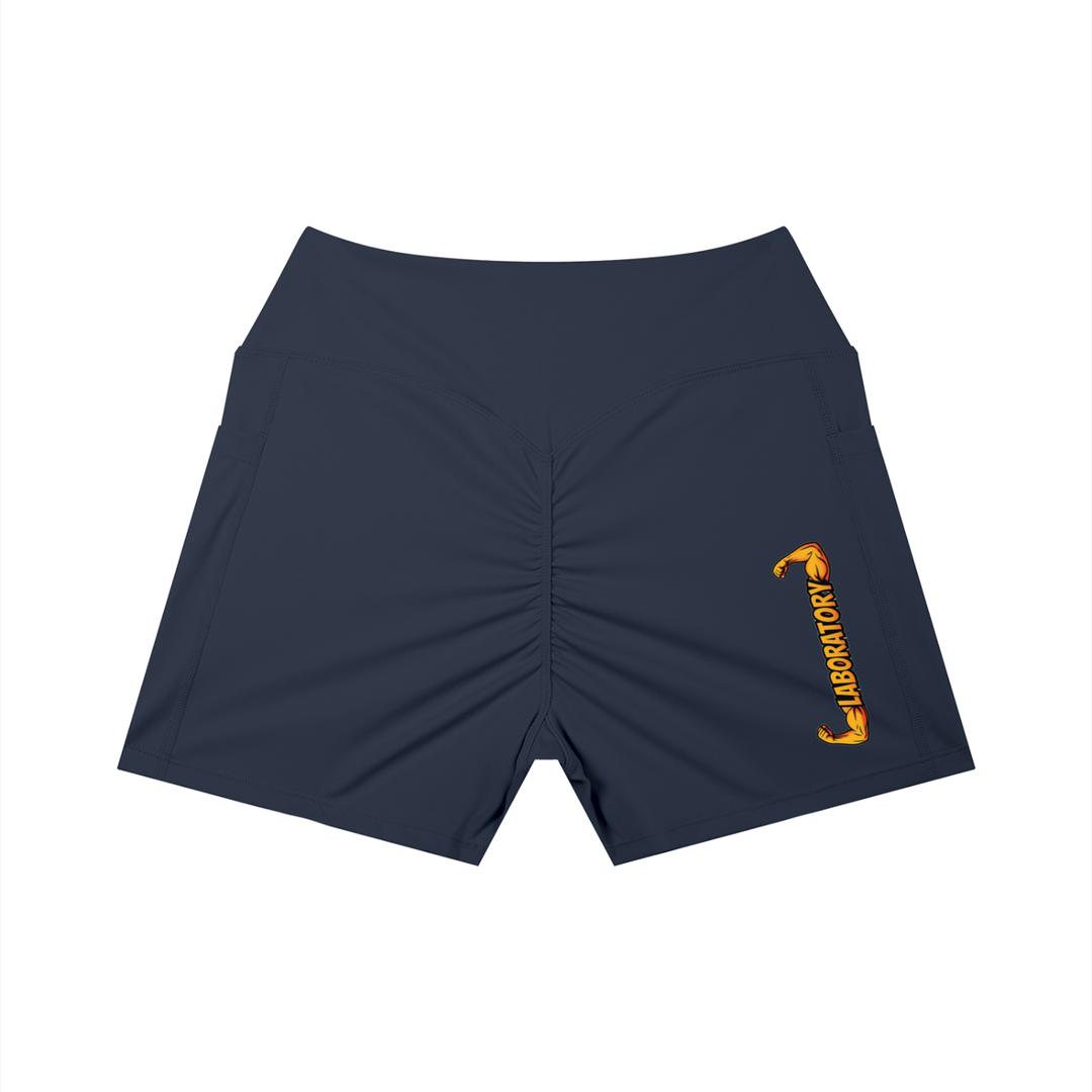 LABORATORY Women’s Pocket Yoga Shorts GLD