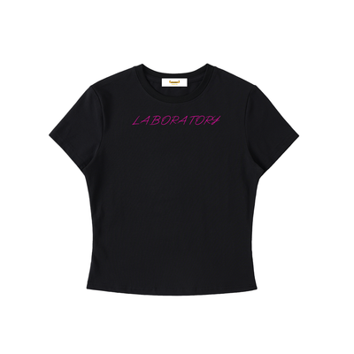 LABORATORY WMS - Essential Bodycon Crewneck T-Shirt