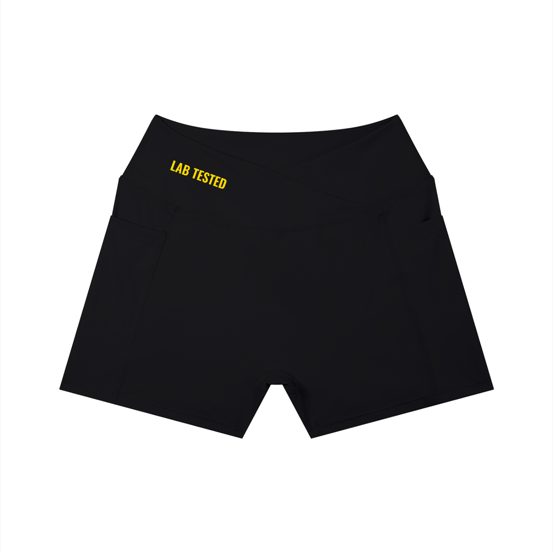LABORATORY Women’s Pocket Yoga Shorts Purple