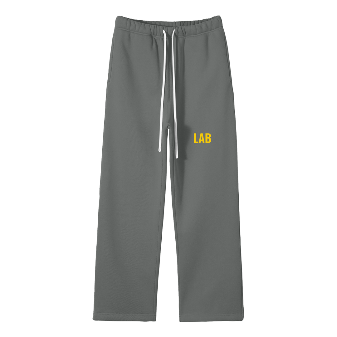 LABORATORY - Unisex Solid Color Fleece Straight Leg Pants