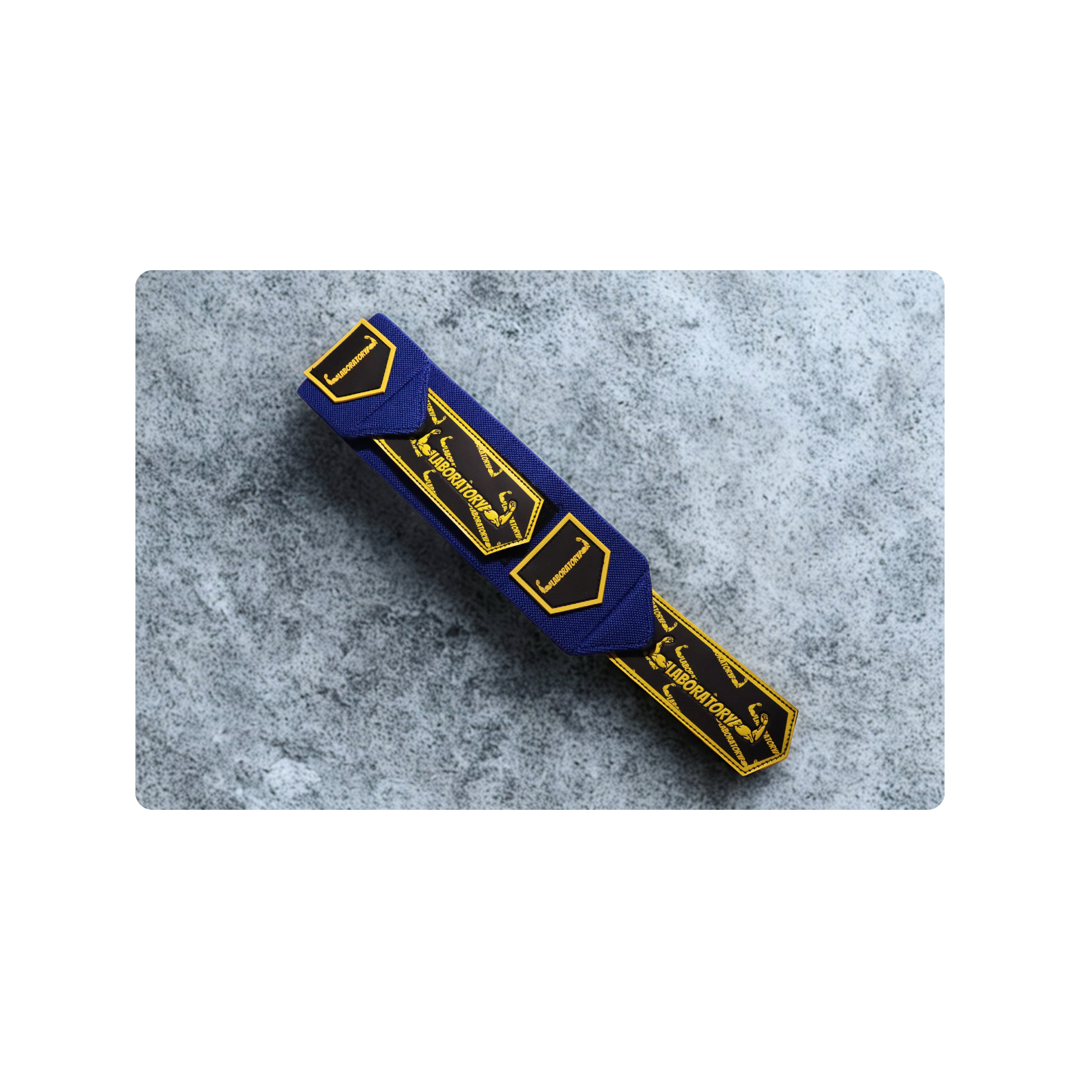 BLUE AND BLACK LABORATORY WRIST WRAP 2.0 
