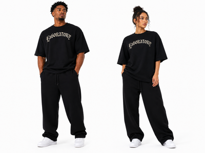 LABORATORY Oversized PUMP COVER - BLACK