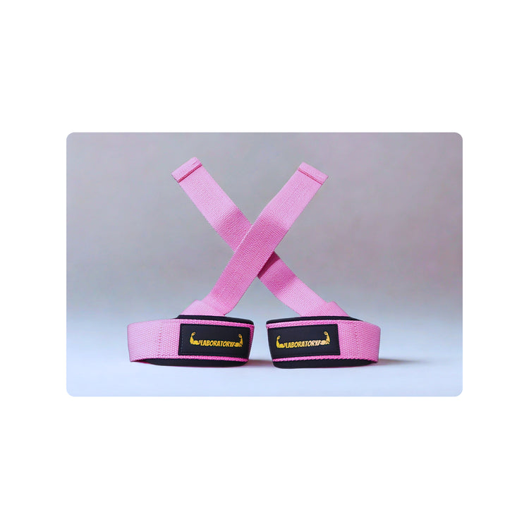 PINK LABORATORY LIFTING STRAPS