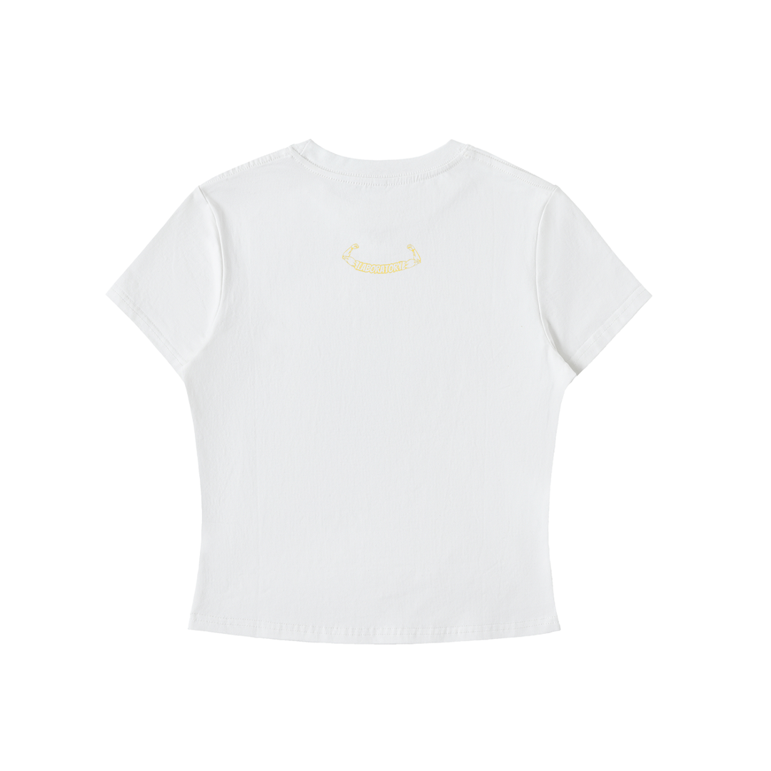 LABORATORY WMS - Essential Bodycon Crewneck T-Shirt