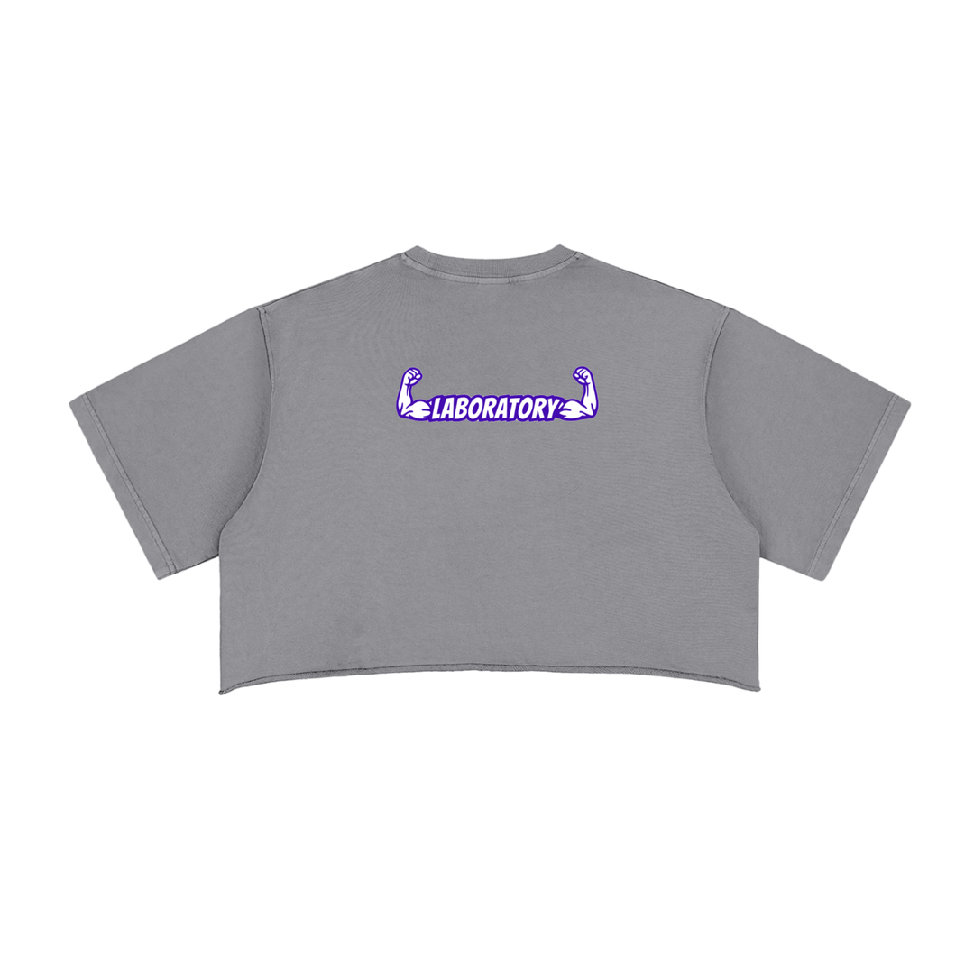Laboratory - WMS Raw Edge Crop Top