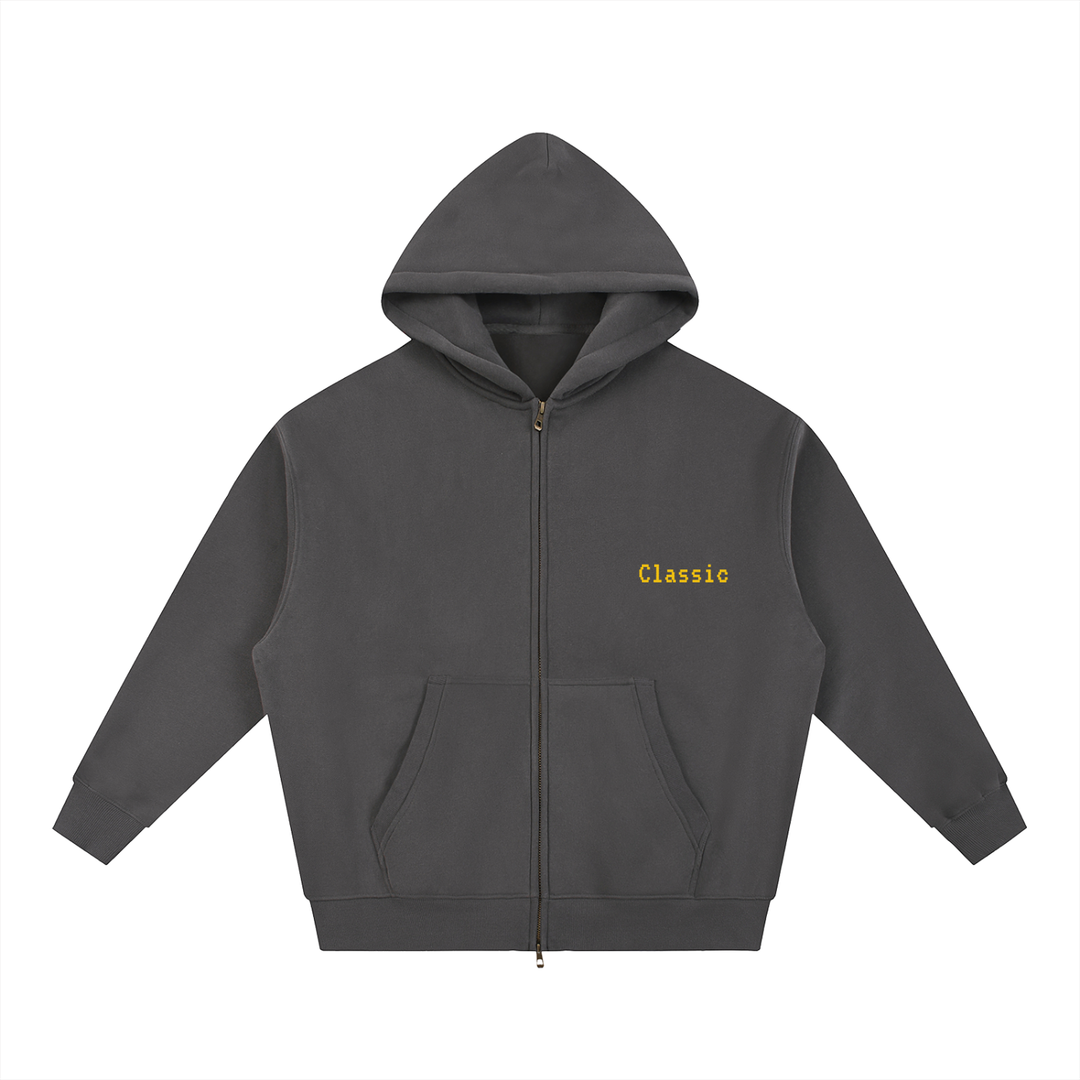 LABORATORY - Essential Oversized Fleece Boxy Hoodie ( Classic )