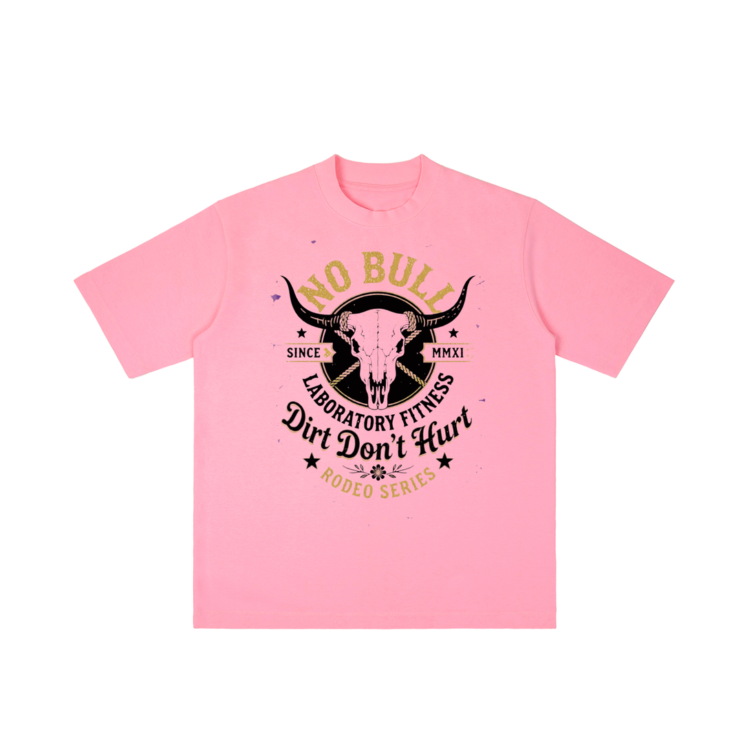 LABORATORY - Vintage Wash Drop Shoulder T-shirt - NO BULL