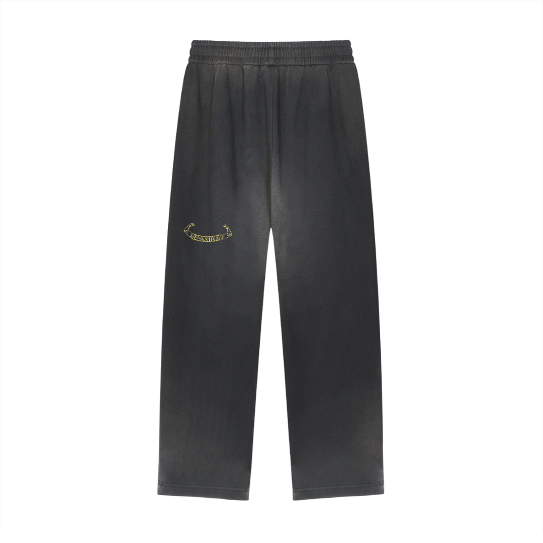 LABORATORY Classic Sun Fade Raw Edge - Straight Leg Sweatpants