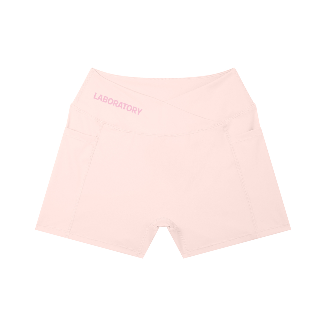LABORATORY Women’s Pocket Yoga Shorts - PNK