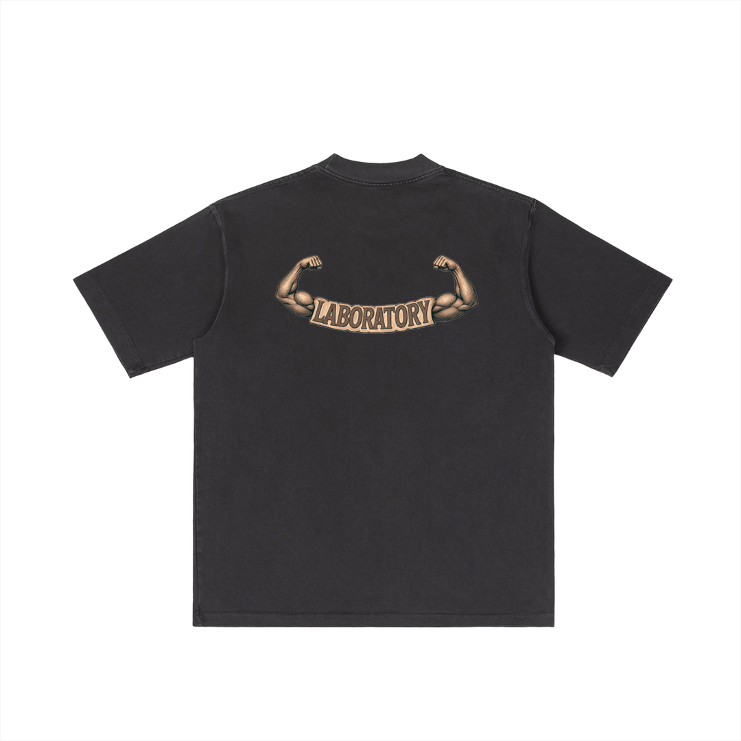 LABORATORY - Vintage Wash Drop Shoulder T-shirt PBYL