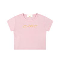 LABORATORY CLASSIC - Snow Washed Crop Top