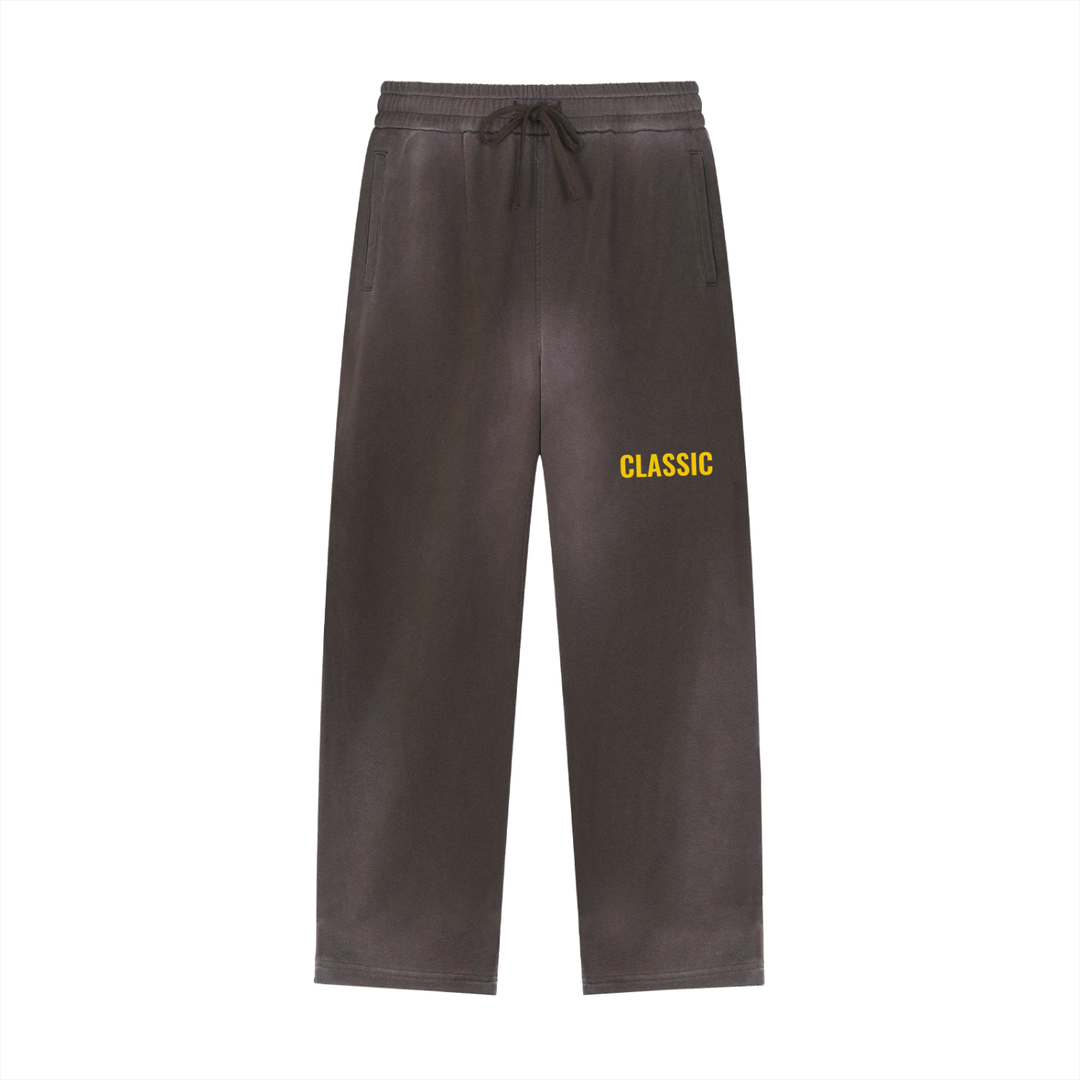 LABORATORY Classic Sun Fade Raw Edge - Straight Leg Sweatpants