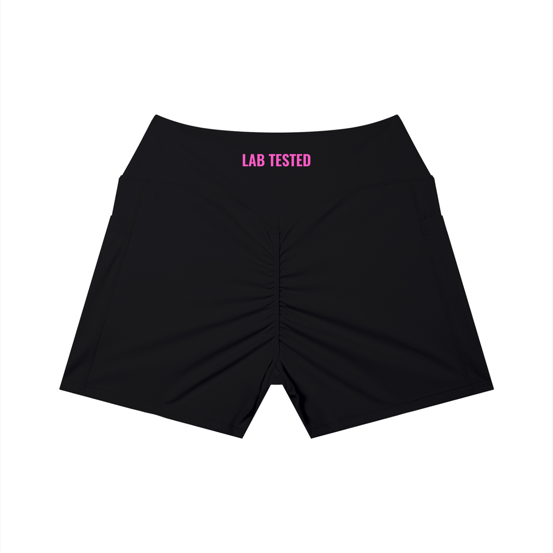 LABORATORY Women’s Pocket Yoga Shorts - PNK