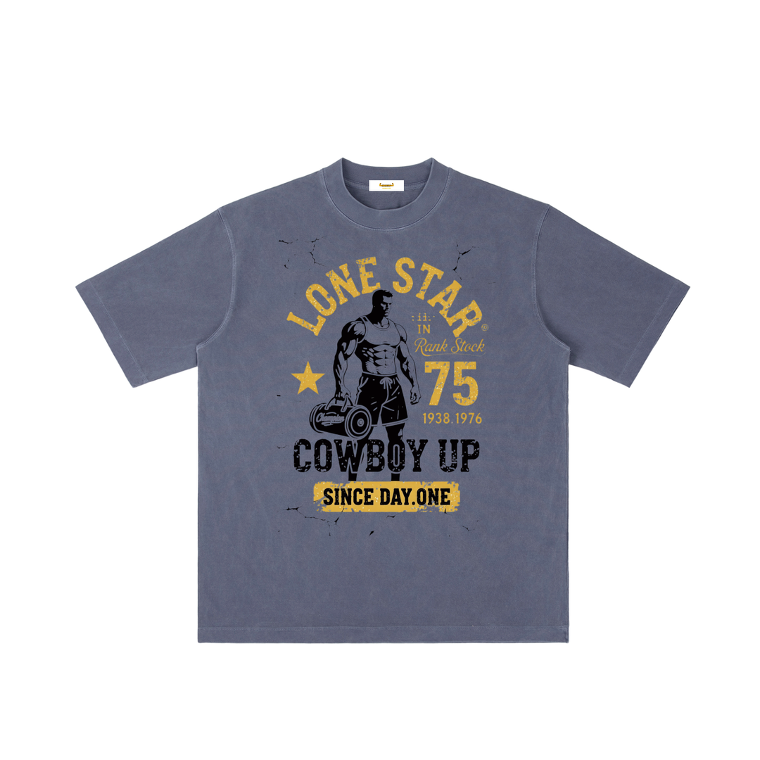 Laboratory Vintage Drop Shoulder T-shirt - Lone Star