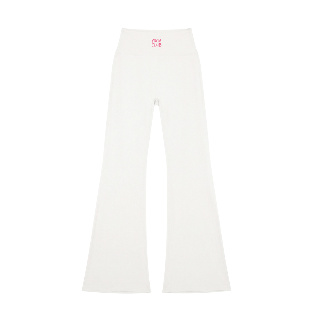 Laboratory Women's High Waisted Flare Leggings - Yoga Club