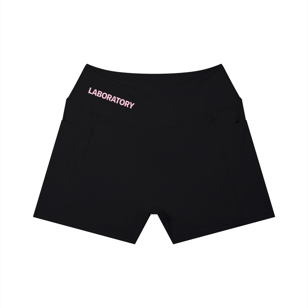 LABORATORY Women’s Pocket Yoga Shorts - PNK