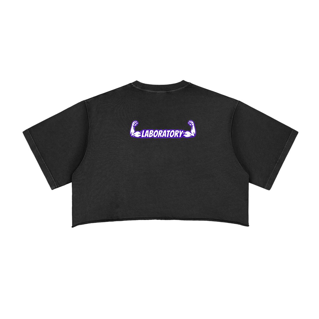 Laboratory - WMS Raw Edge Crop Top