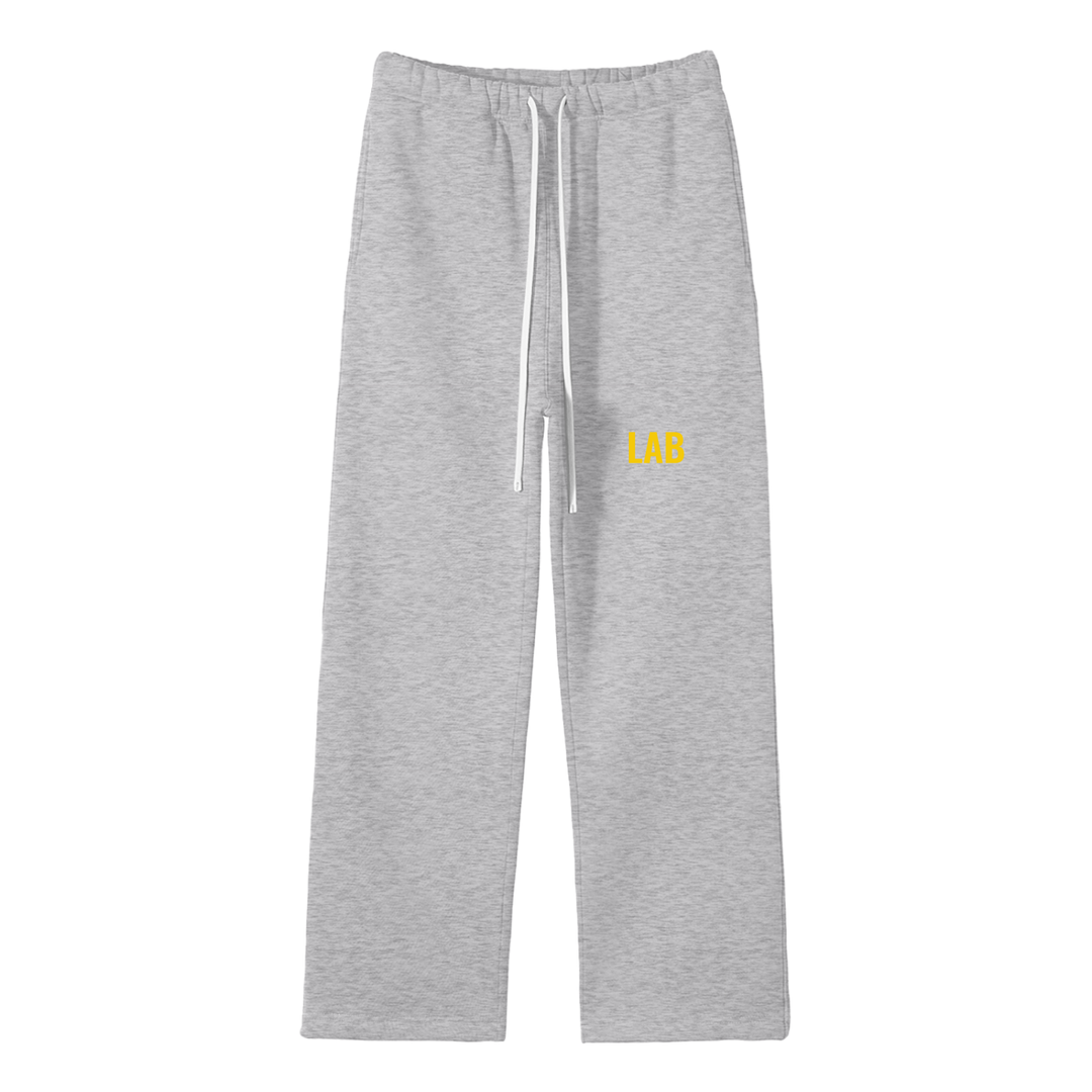 LABORATORY - Unisex Solid Color Fleece Straight Leg Pants